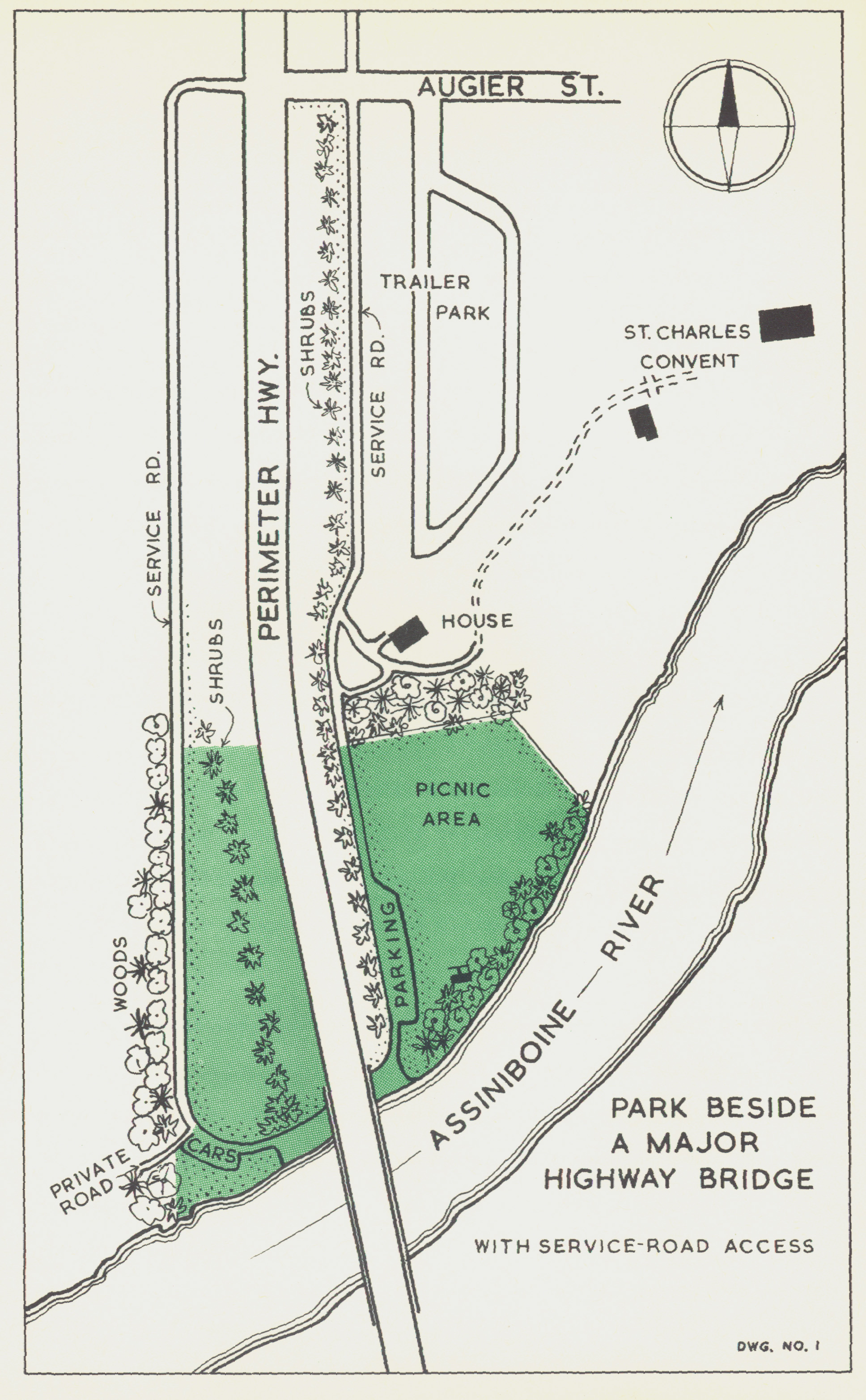 St. Charles map 1964