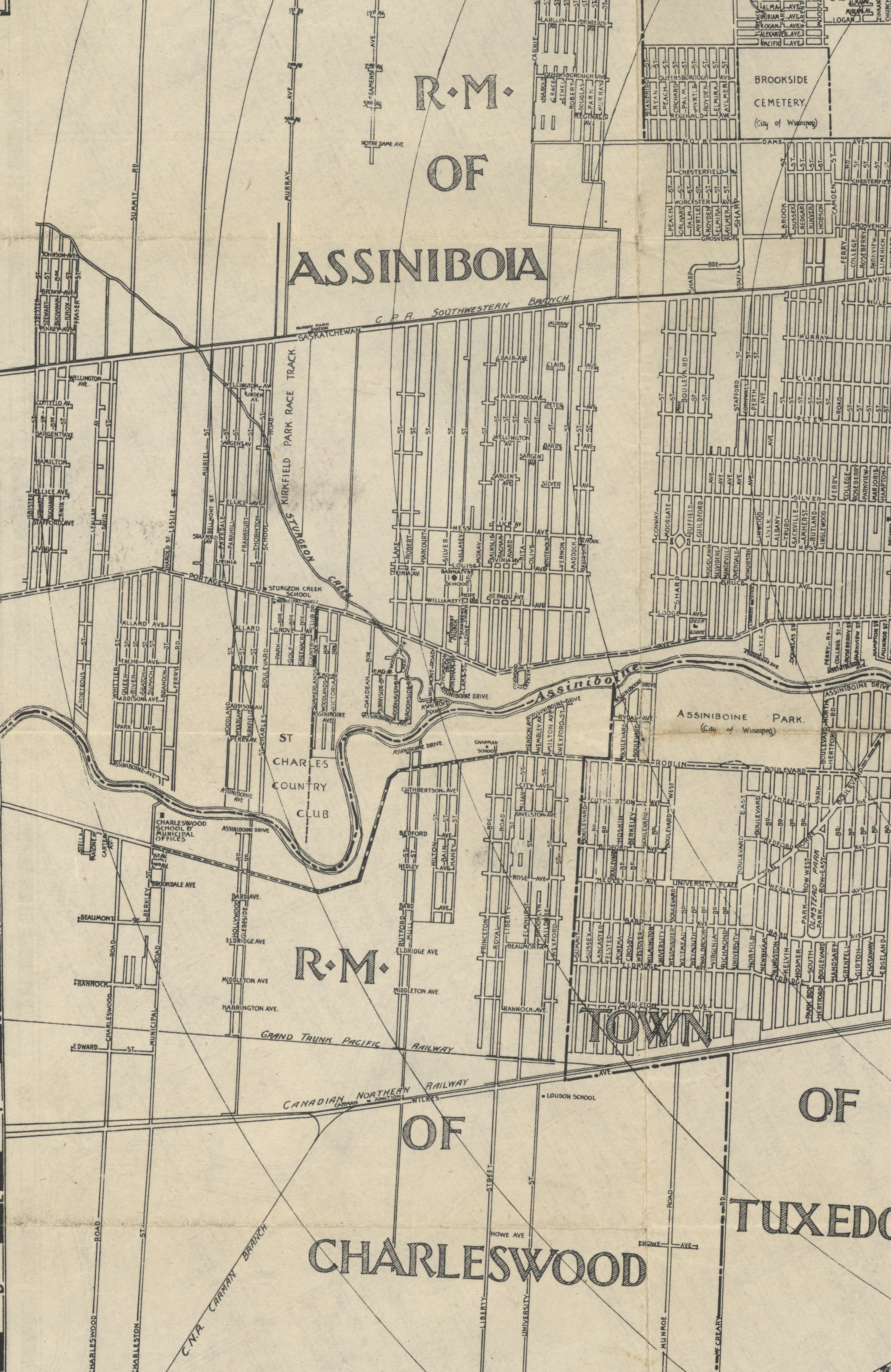 St. Charles map 1917